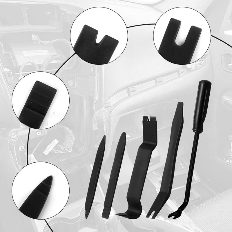 Auto Trim Pry Tool Set Scratch Resistant 4/5 PCS Various Sizes for Car Door Panel Dashboard Dismantling Repair