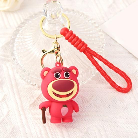 Keychain Pendant Cartoon Anime Character Charm Key Chain Waterproof Scratch-Resistant Key Holder