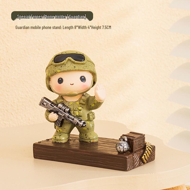 Creative Soldier Phone Stand Military Souvenir Birthday Gift Party Favor
