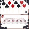 79 Pcs Casino Theme Party Decorations, Las Vegas Party Decorations Casino Birthday Party Decorations Supplies Include Backdrop, Balloon Garland Kit,