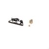 Modern Feng Shui Animal Sculpture with Abstract Metal Figurine Nordic Creative Ornament for Desk