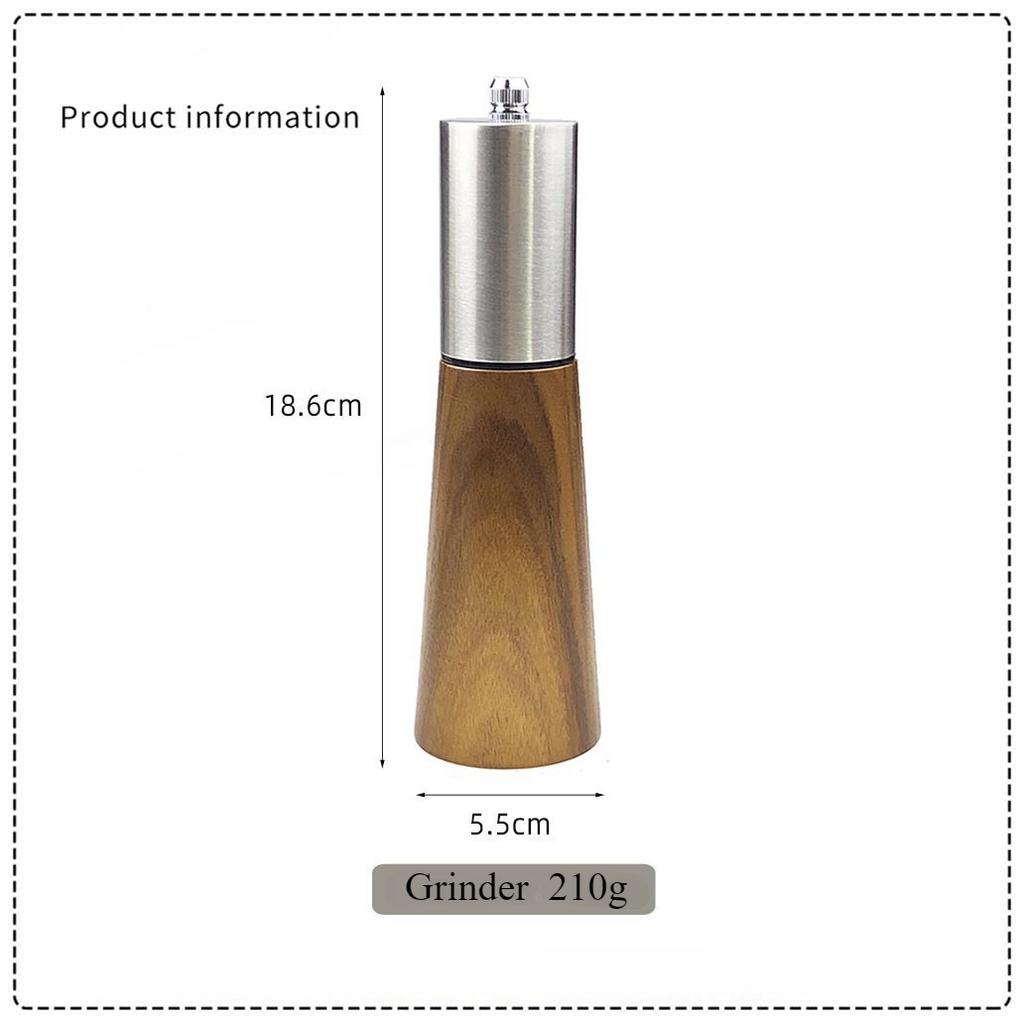 Akazienholz-MühleManuelle PfeffermühleVielzweck-GewürzflascheKüchenwerkzeuge