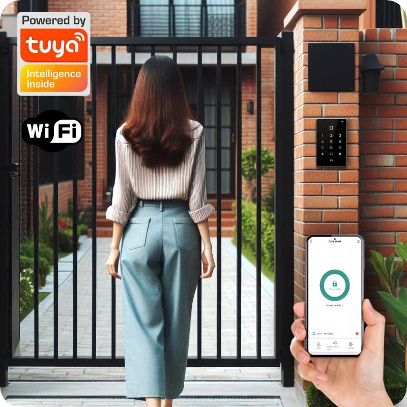 Klawiatura Zamek Kodowy Szyfrator Dzwonek Czytnik Kart Rfid Wifi Tuya