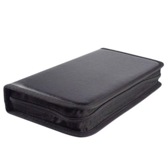 

80 Slot DVD CD DISC Holder Album Storage Case Empty Folding Carry Bag Organizer