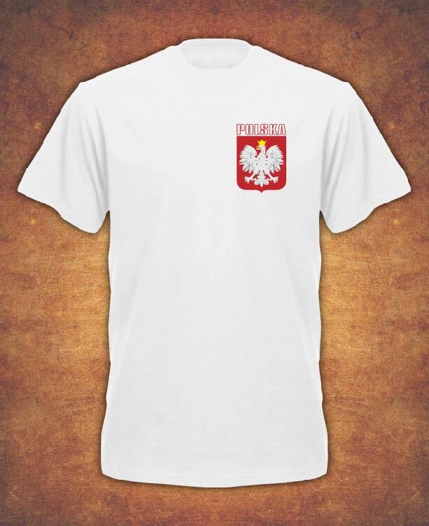 Koszulka Polska World Poland Football Kibic Mens T- Shirt - White 2XL