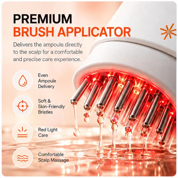 Lilyeve GROW:TURN PRO 4-in-1 Scalp Care Device EP MC EMS Micro-Vibration Ampoule Booster