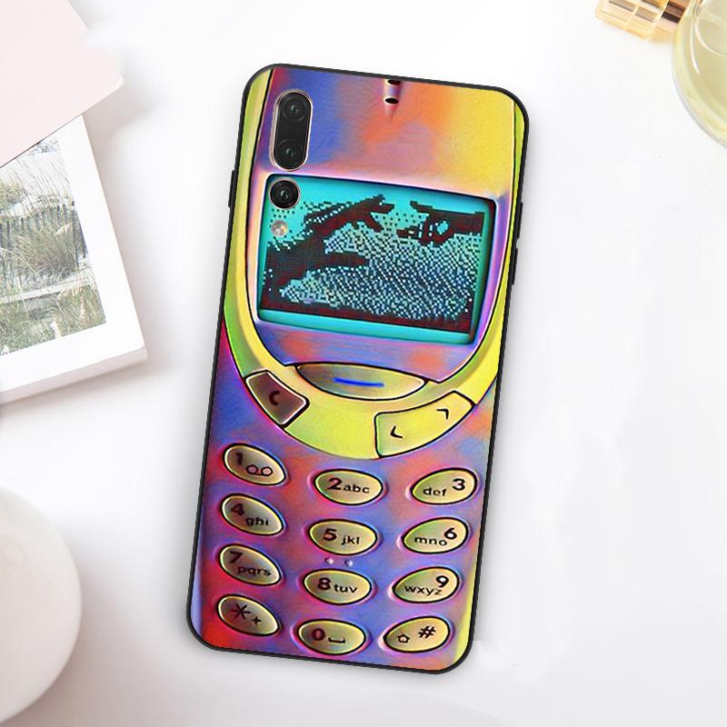 Retro Cellphone For Huawei Nova Y73 Y72 Y90 Y70 Y60 Y91 Y61 12s 12i 11i 8i 9 10 SE P60 P30 Pro P40 Lite Case