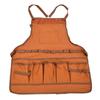 Outdoor Canvas Apron Multifunctional Woodworking Apron for Gardening Camping Barbecue