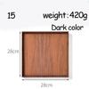 Ovale Serviertabletts, Geschirr, Dessert, Tee, Untertasse, Untersetzer, Kaffee-Untersetzer, Holzteller, Aufbewahrung, Lebensmittel-Display, Home Hotel Decor