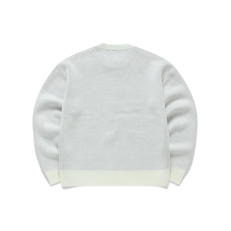 FILA Have A Good Time Collection Sweaters Unisex Vanilla White Crew Neck Moderate Other F11U149401F-IV