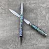 LACHIEVA LUX Luxury Abalone Shell Metal Ballpoint Pen and Shell Letter Opener Set, a Great Pen Gift for Men and Women