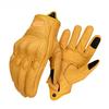 Leather Motorcycle Gloves Summer Breathable Locomotive Racing Rider Gloves Anti-drop Outdoor Motorcycle Riding Equipment