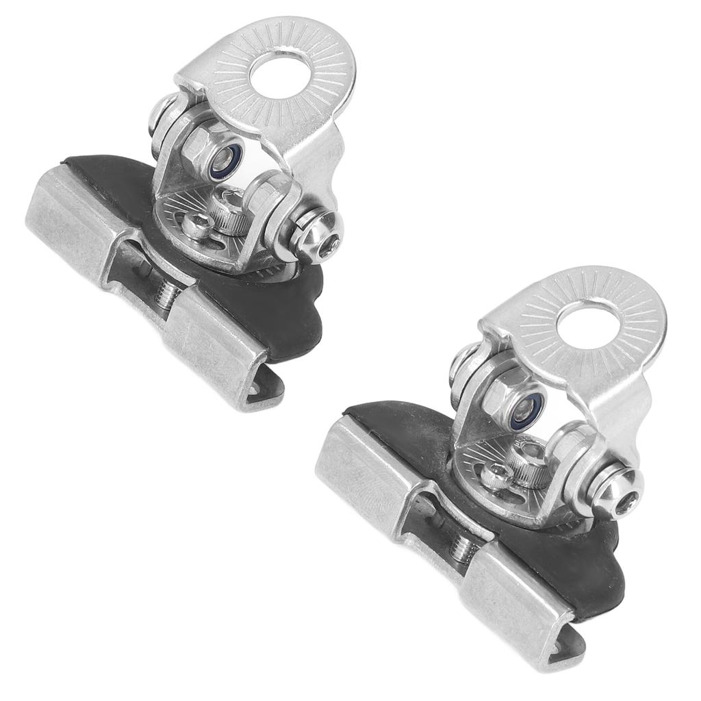 2 Stück Motorhaube LED Lichtleiste Montagehalterung Verstellbar 304 Edelstahl Universal Arbeitsscheinwerfer Montage Klemme