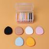 10PCS Water Drop Shape Finger Makeup Puff Sponge Mini Makeup Sponge Durable Powder Puff  Women Girls