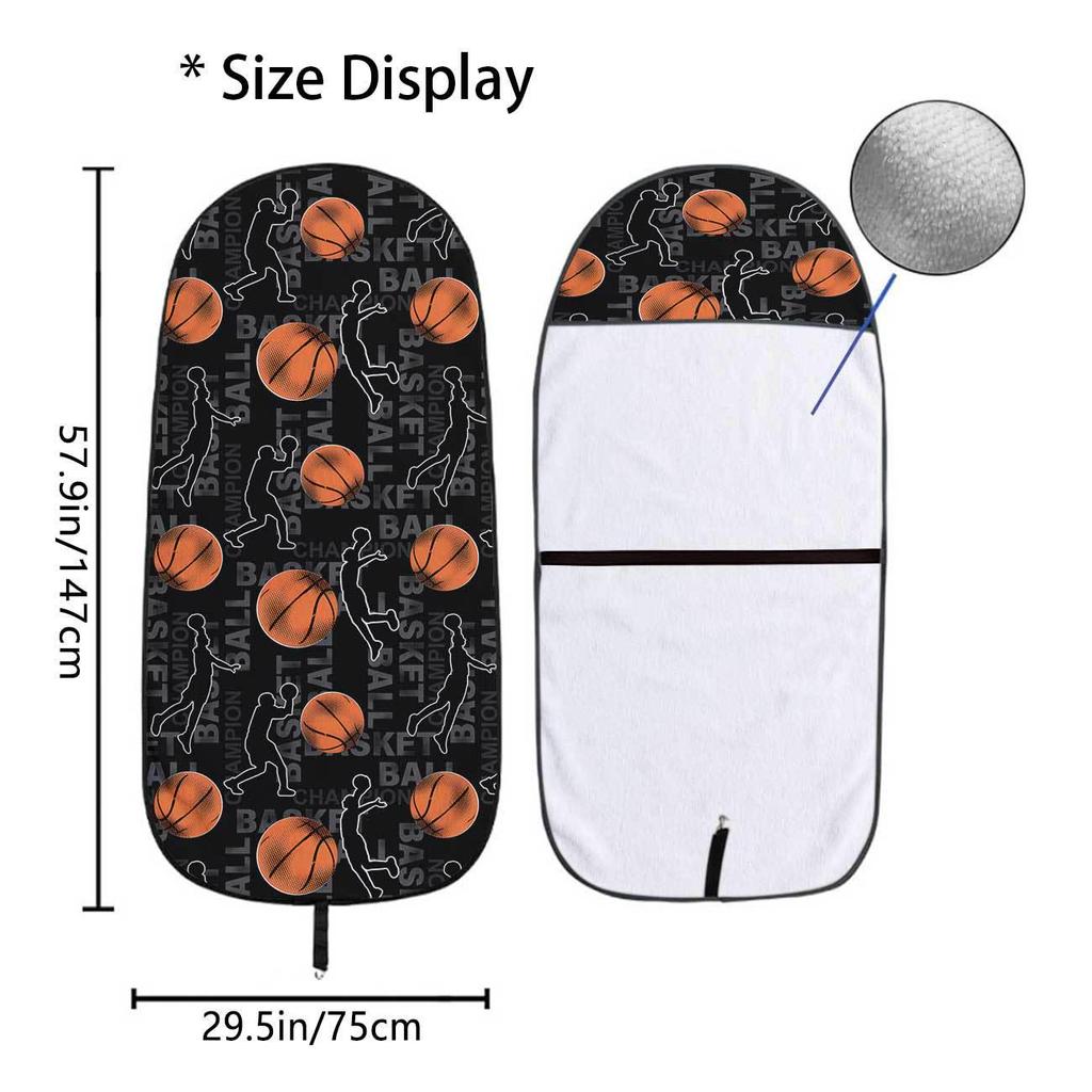 Universal Car Seat Towel Cover - All-Season Front Seat Protector for Gym and Workout