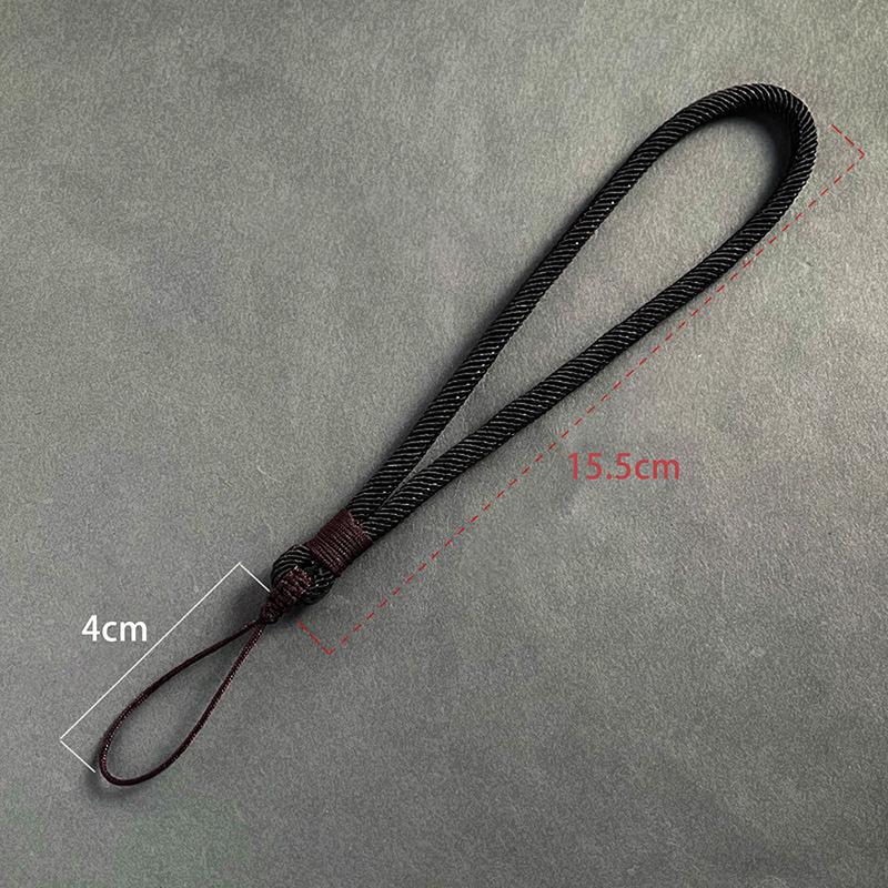 Mobile Phone Lanyard Short Wrist Rope Reinforced Color Matching Hand-Woven Pendant Female Male Accessories Anti-Loss Lanyard