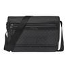 Jet Set Flap Closure Faux Leather Crossbody Bag Men Bags Black 33S6LJSM9B-BACK
