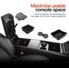YONZEE Center Console Storage Box 4Pcs for New Tesla Model Y 3 YL Flocked Armrest Hidden Storage Drink Holder Car Interior Accessory 2025-2026