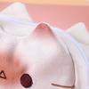 Lustige Französische Brotkater Federmäppchen Kawaii Plüsch Stiftebeutel für Schüler Kreativ Neuheit Schreibtisch Schreibwaren Tasche Organizer