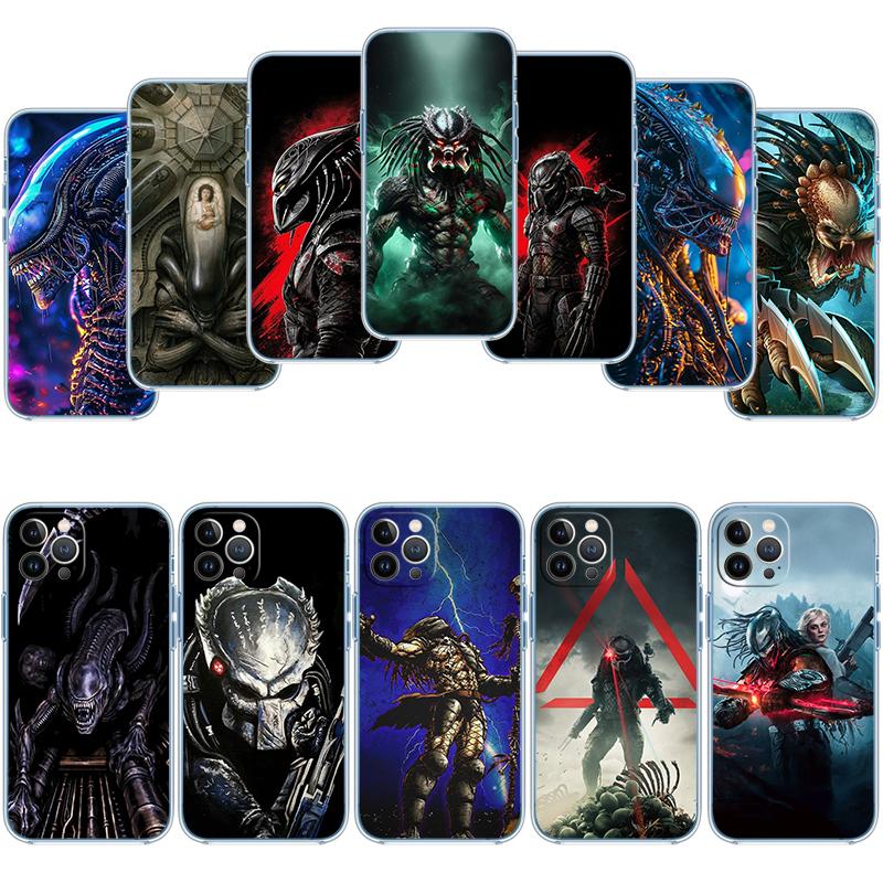 Aliens vs Predator Xenomorph Handyhülle für Motorola Moto Edge Plus G200 G23 E13 E15 E20 E30 G62 G71 G72 G75 G24 G15 Power