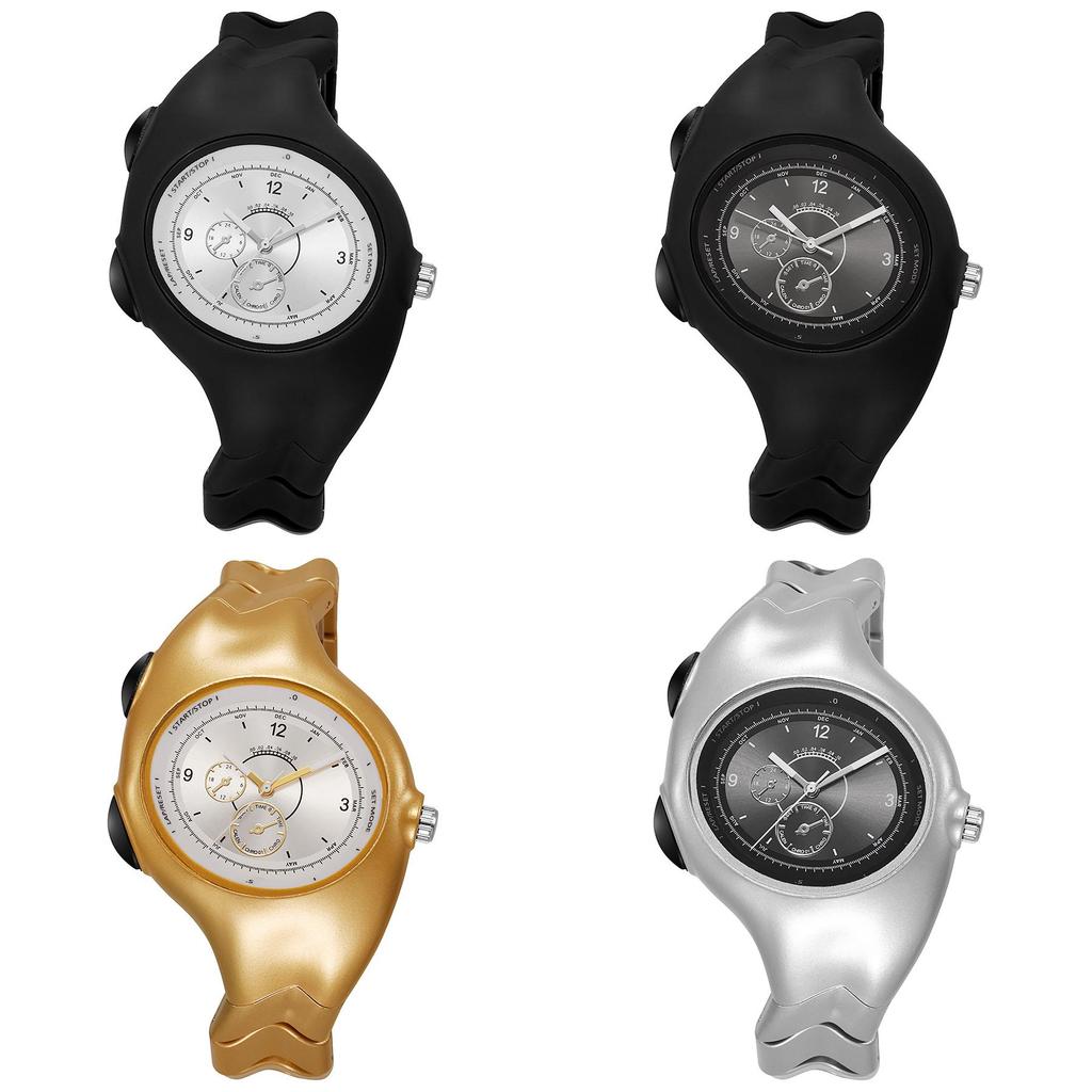 Vintage Steampunk Quartz Watch With Plastic Strap For Unisex Fashion Accessory