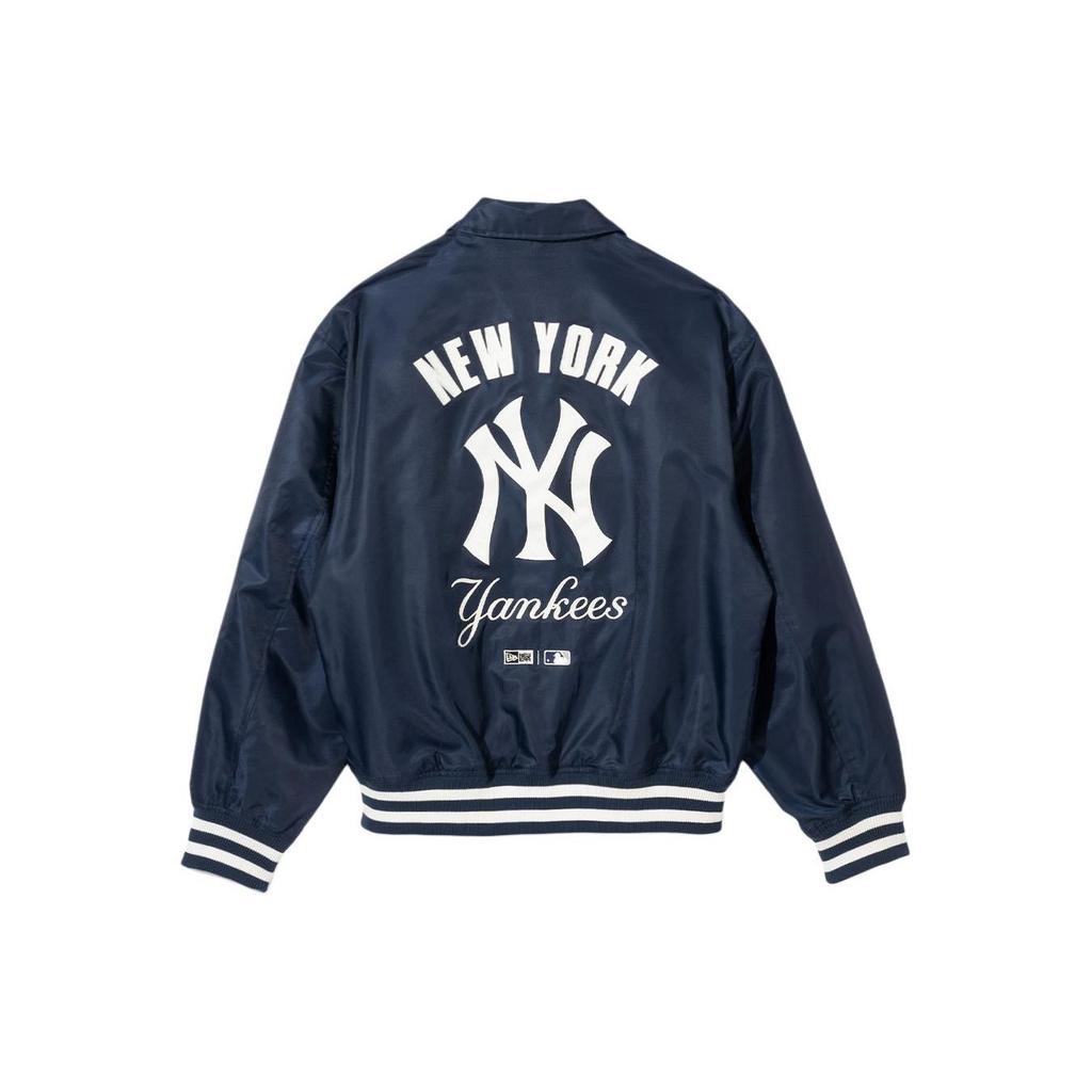 New Era MLB Los Angeles Dodgers Letter Embroidery Back Print Zip-Up Long Sleeve Jacket Unisex jackets Blue 14179179