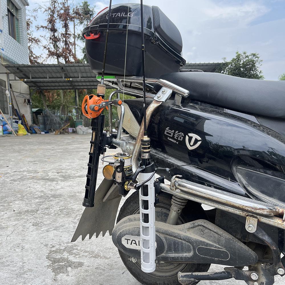 Tragbarer Auto- & Motorrad-Angelrutenhalter-Ständer