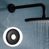 Black Shower Faucet Cover Chrome Finish Shower Arm Flange New Flange Cover Plate