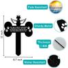 Metal Pet Memorial Cross Angel Garden Home Decor 12 Inch