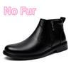 Fashion Men's Genuine Leather Side Zipper Boots Stylish Casual Ankle Booties Men Comfortable Slip-On Chelsea Boots Trendy Winter Shoes