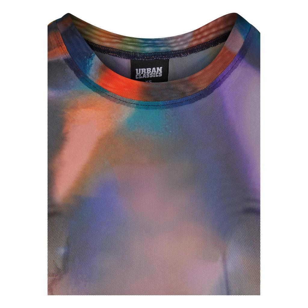 Urban Classics Womens/Ladies All-Over Print Mesh T-Shirt