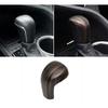 Peach Wood Grain ABS Gear Lever Shift Knob Cover Trim For Toyota Camry 2018