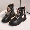 Girls' Martin Boots Winter Korean Version British Style Children's Short Boots, Big Children's Little Girls' Baby Boots
