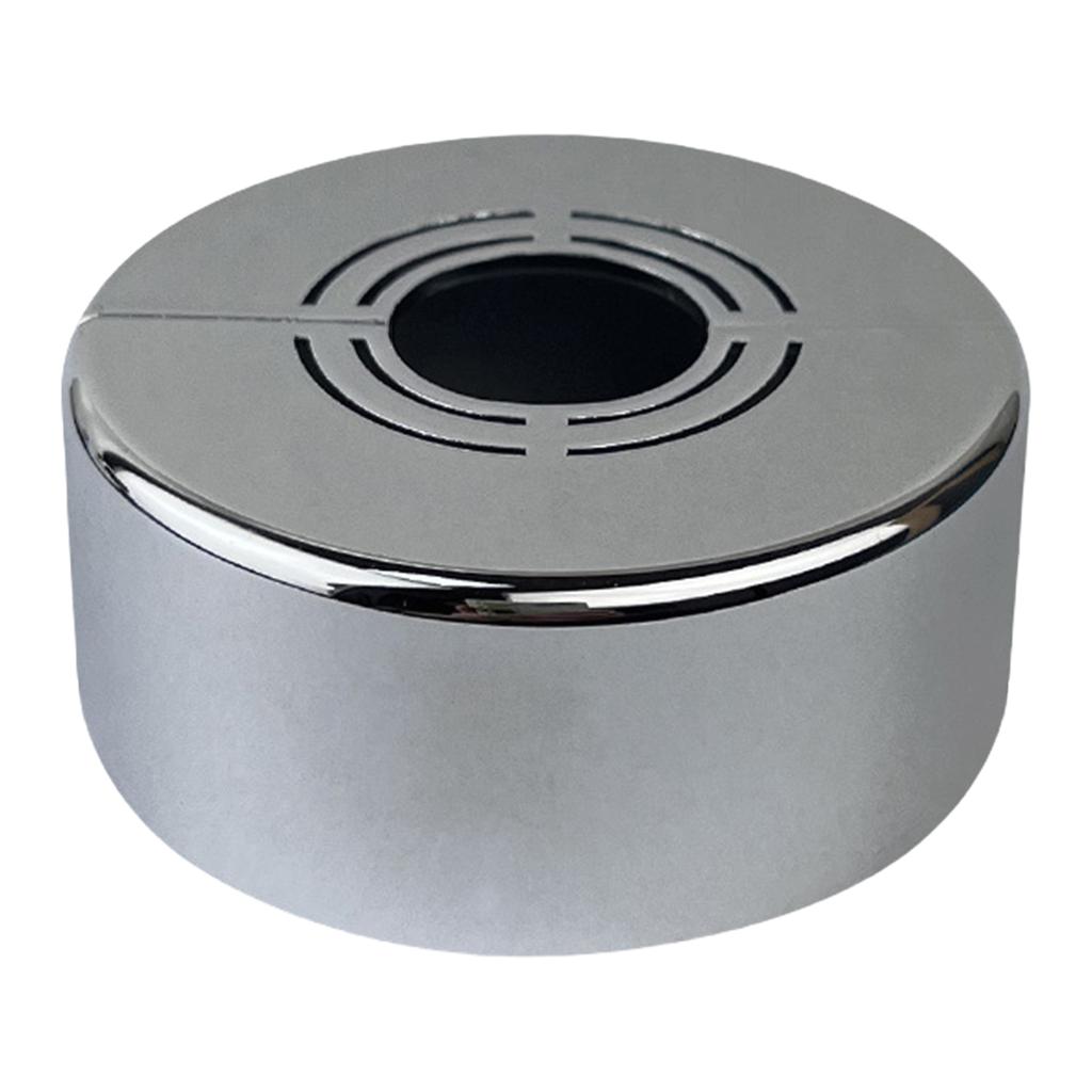 Adjustable Height Silver Shower Pipe Cover Decorative Bathroom Accessory For Enhanced Aesthetics