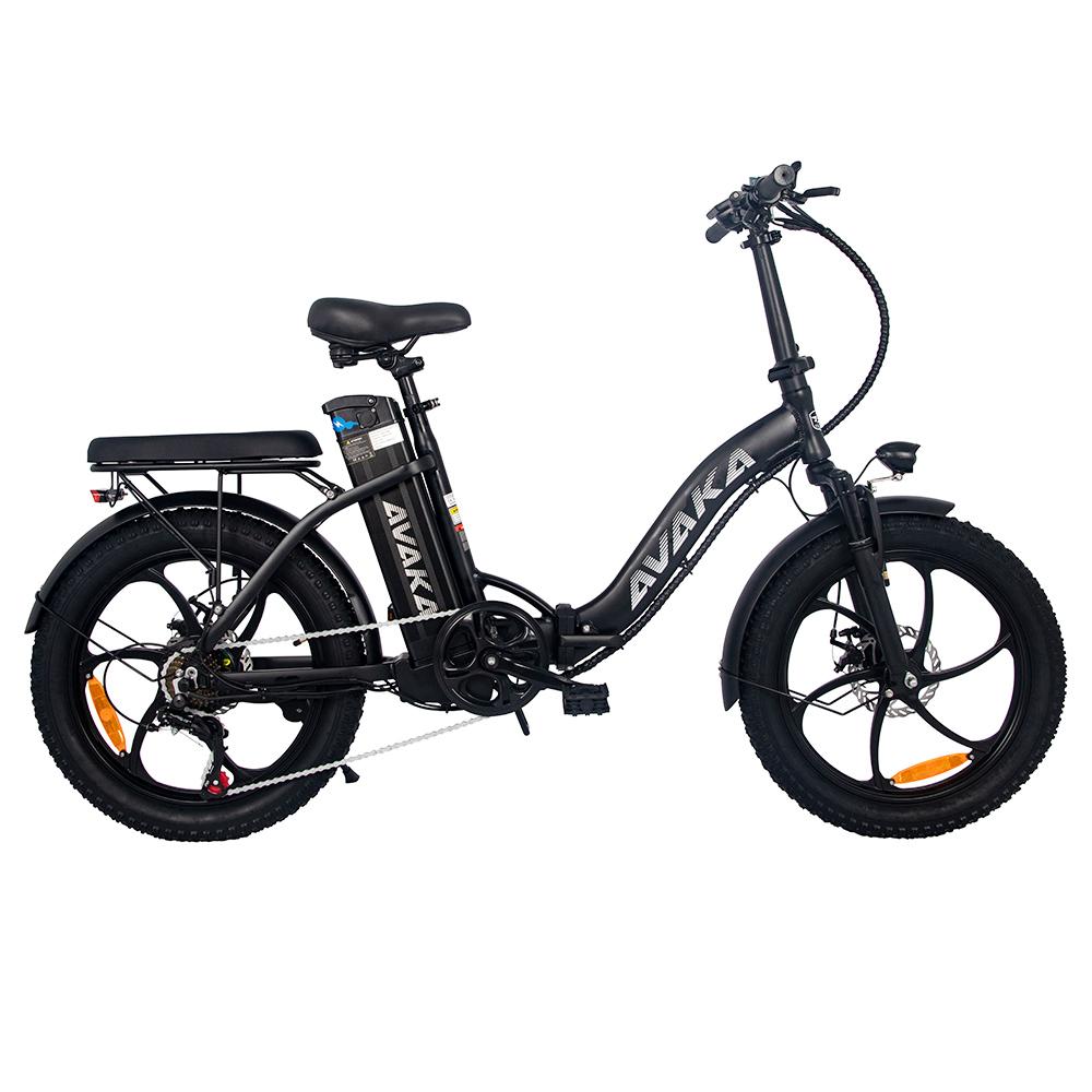 AVAKA BZ20 Plus 20" městské elektrokolo se zadním sedadlem, 500W, 48V 18,2Ah, 32 km/h, skládací design, IP54, Shimano 7rychlostní, dvojitá kotoučová brzda