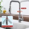 Küchenhahnbelüfter, 3 Modi, Badezimmer-Anti-Spritzwasserhahn-Verlängerungsadapter, Wasserhahn-Waschbecken-Sprüher, Wasserspar-Wasserhahn-Filterdüse