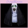 2022 Scary Glowing Latex Nun Mask For Halloween Party Terrifying And Horrifying Cosplay Prop