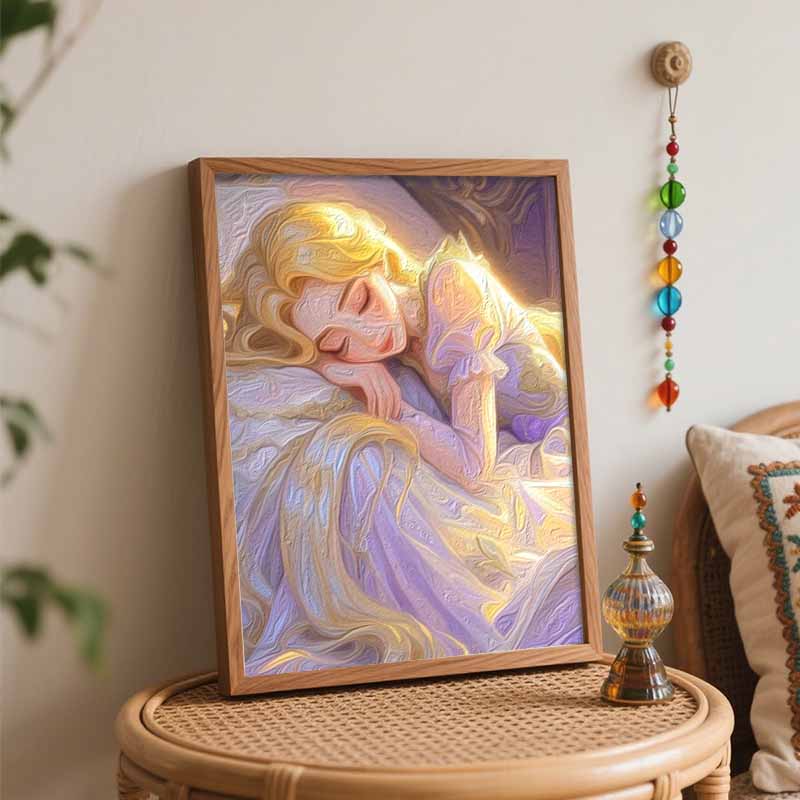 Disney Rapunzel Digital Oil Painting Art Kit DIY Handmade Home Decoration Gift