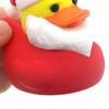Christmas Duck Figurine 3D Printed Santa Claus Hat Duck Statue
