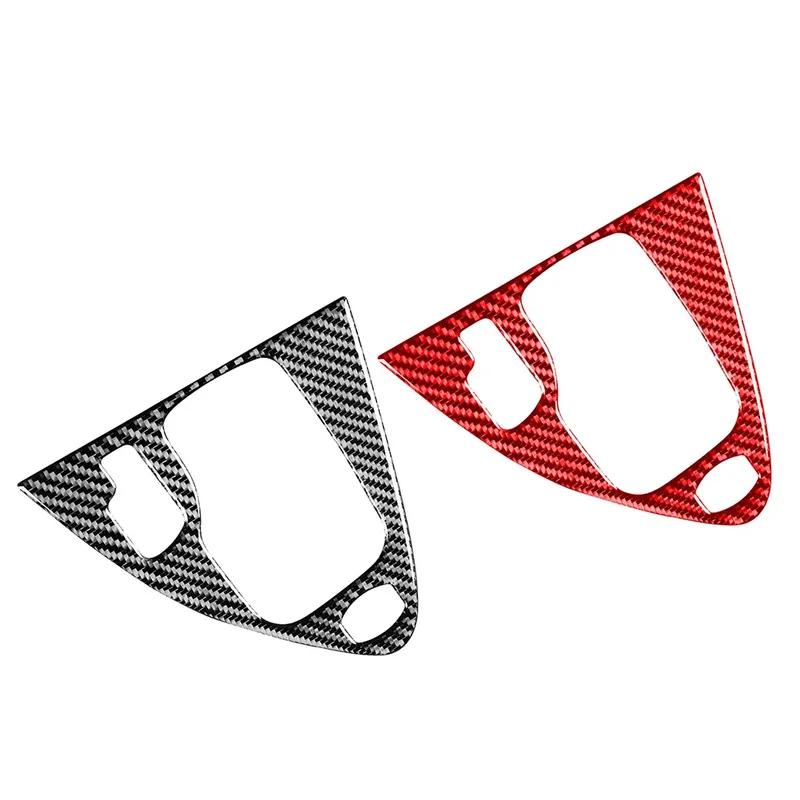 LHD Carbon Fiber Automatic Gear Shift Panel Cover Trim Decoration For BMW 6 Series E63 E64 2004-2010 M6 2006-2010