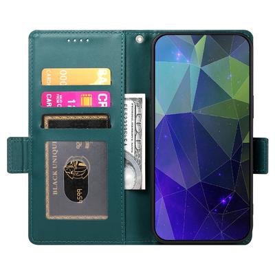 DF-010 For Google Pixel 9/9 Pro Case Side Magnetic Clasps Leather Stand Phone Cover
