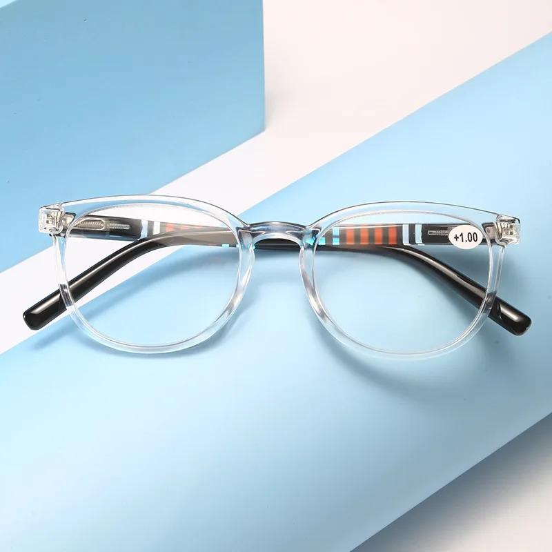 Fashionable Anti Blue Light Reading Glasses, High-end Personalized Reading Glasses for The Elderly, Full Frame Glasses