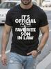 Funny Favorite Son-In-Law Graphic Tshirt Graphic Tee - Cr...