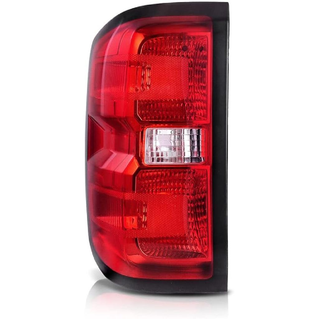 MOCW Right Tail Light Compatible with 2014-2018 Chevrolet Silverado 1500 2500 HD 3500HD, GMC Sierra 3500 HD Taillight Brake Lamps Halogen Bulb and