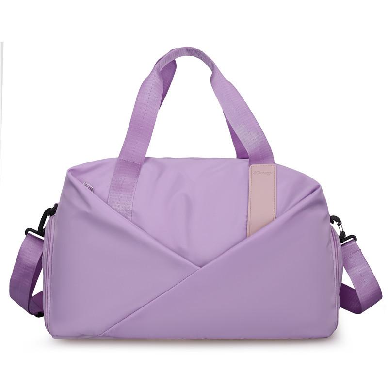 New sports fitness bag women's wet and dry separation with shoe position swimming yoga bag lightweight short-distance travel bag