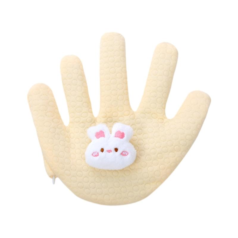 Soothing Pressure Pillow Cartoon Anti-Anxiety Hand Glove for Infant Comfortable Soothes Hand Pillow Anti-scare