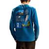 Fila Maglione Basico Casual da Pendolare con Logo Felpa Uomo Felpa Blu Mistico F11M248202FDB