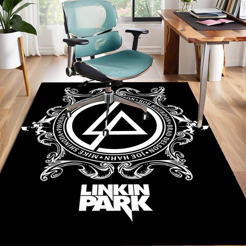 1pc Linkin Park2 Design Area Rug - Non-Slip, Soft & Cozy Floor Mat for Living Room, Bedroom, Office - Indoor/Outdoor Decorative Carpet