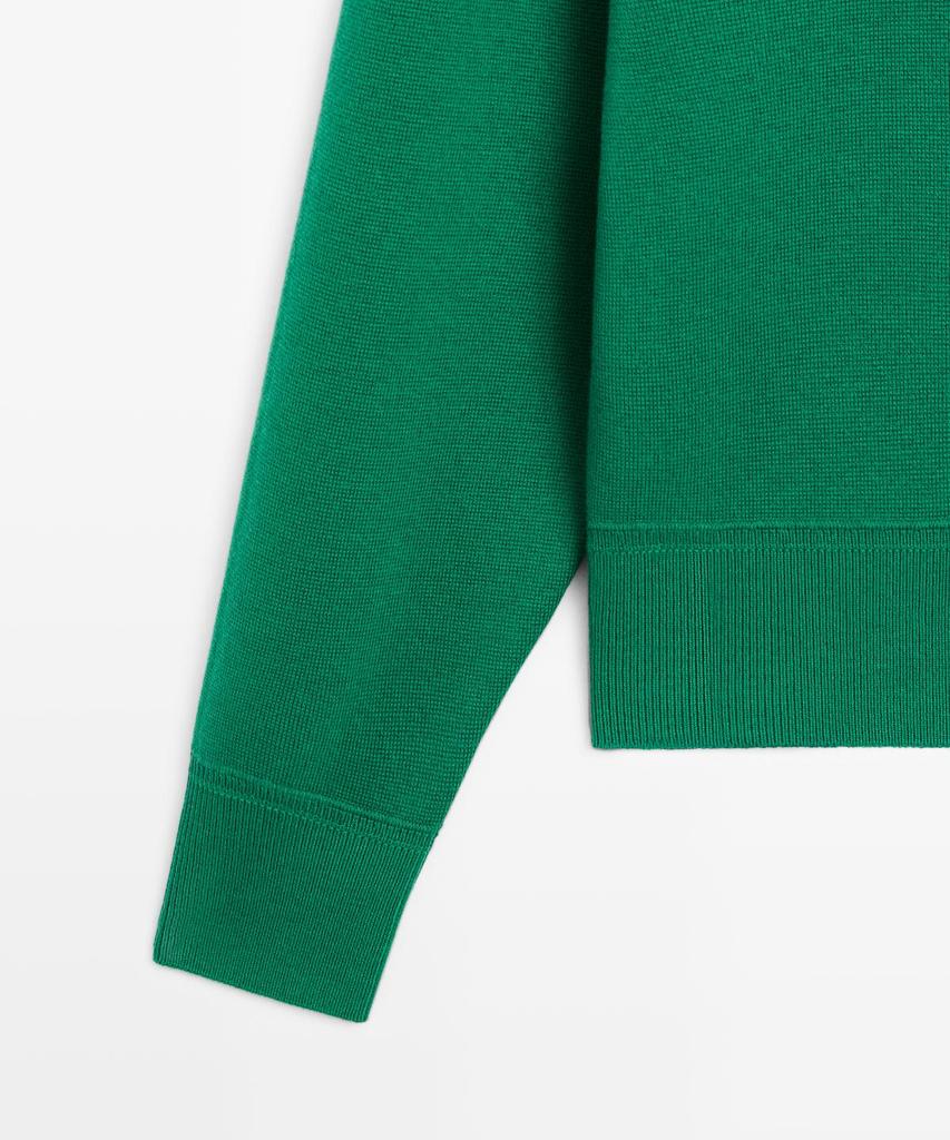 Masimodutti Cotton Blend Knit Sweater