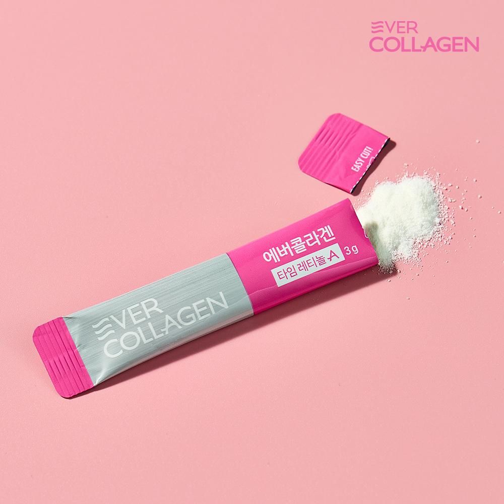 Ever Collagen Time Retinol A 1 month supply Kim Hye-soo low molecular tripeptide inner beauty